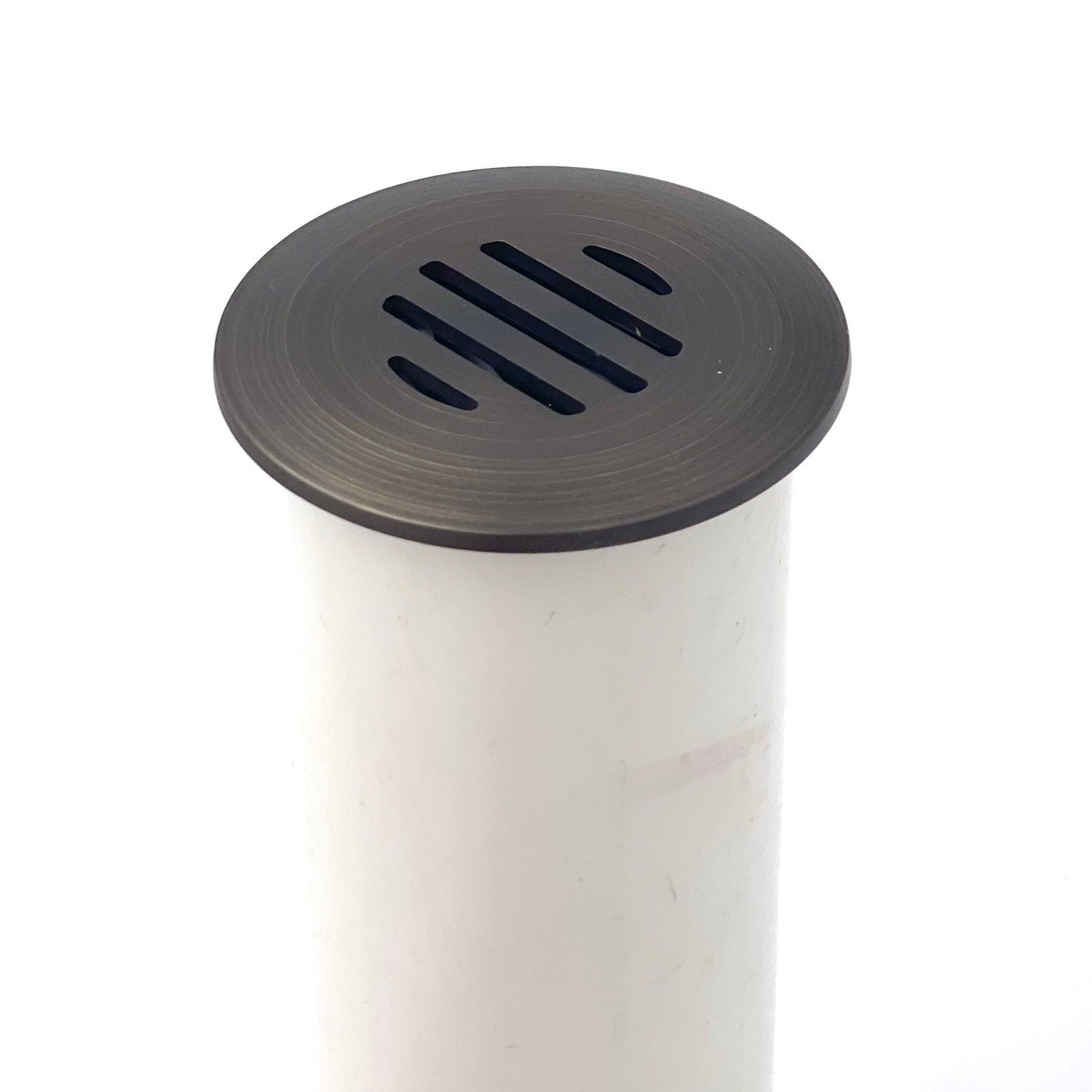 Mini Bronze Louvered In Ground Well Light