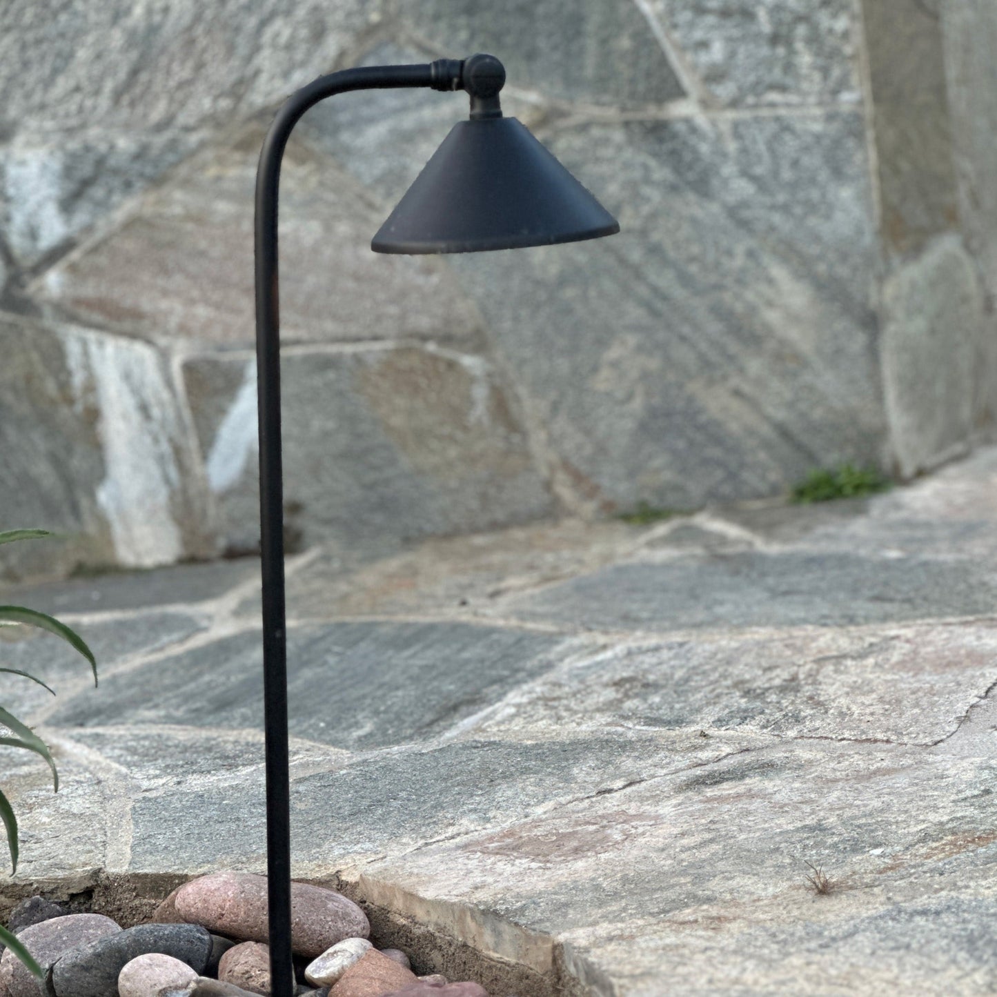 Tulay Bell Black Brass Path Light