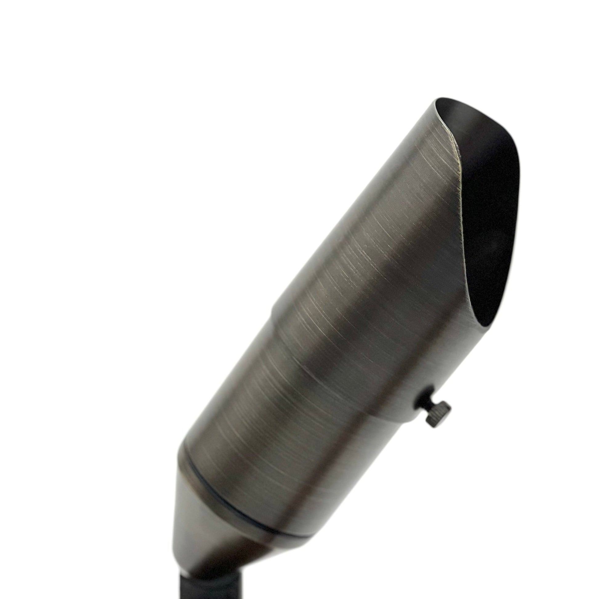 Rein Adjustable Brown Brass Spotlight