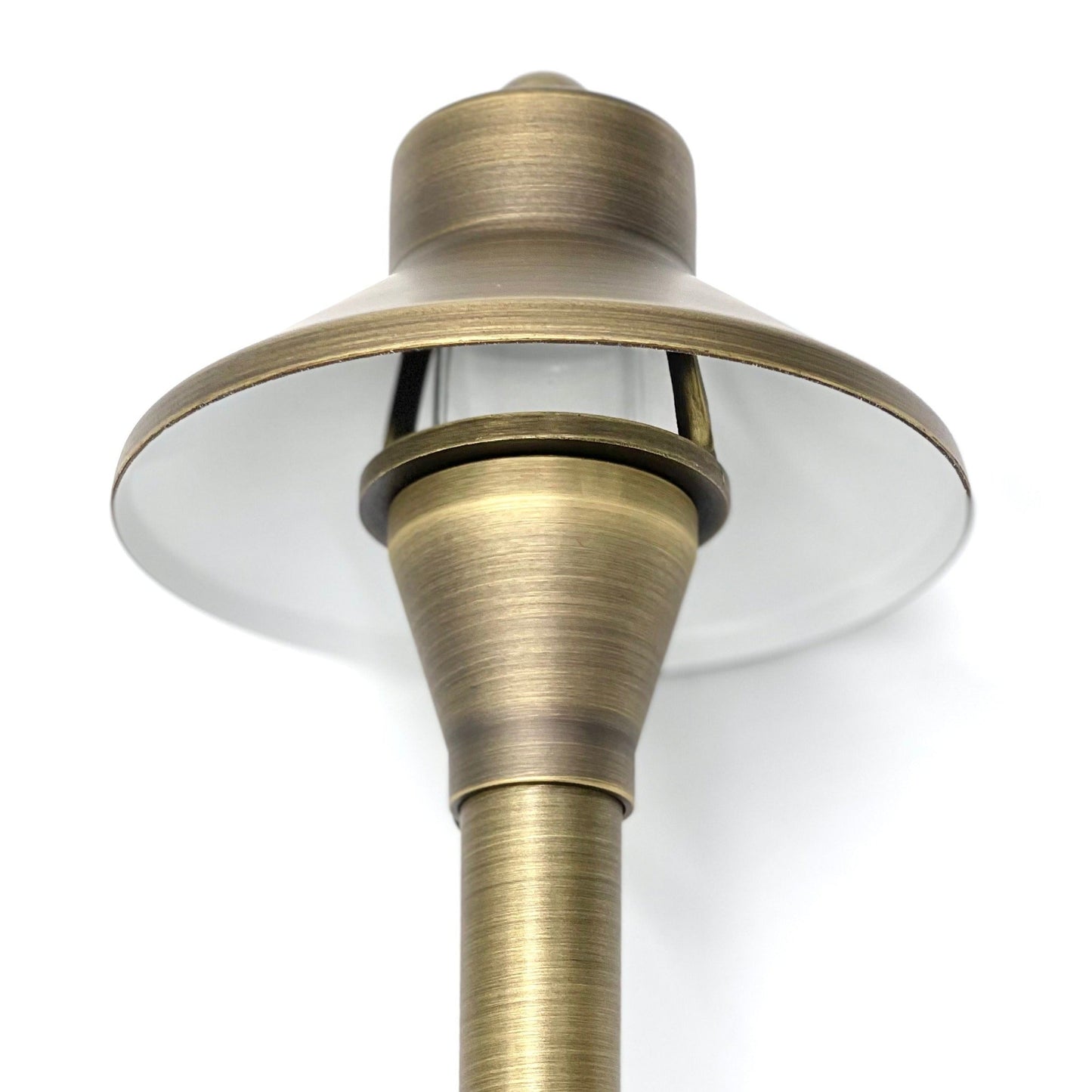 Dot Antique Brass Path Light