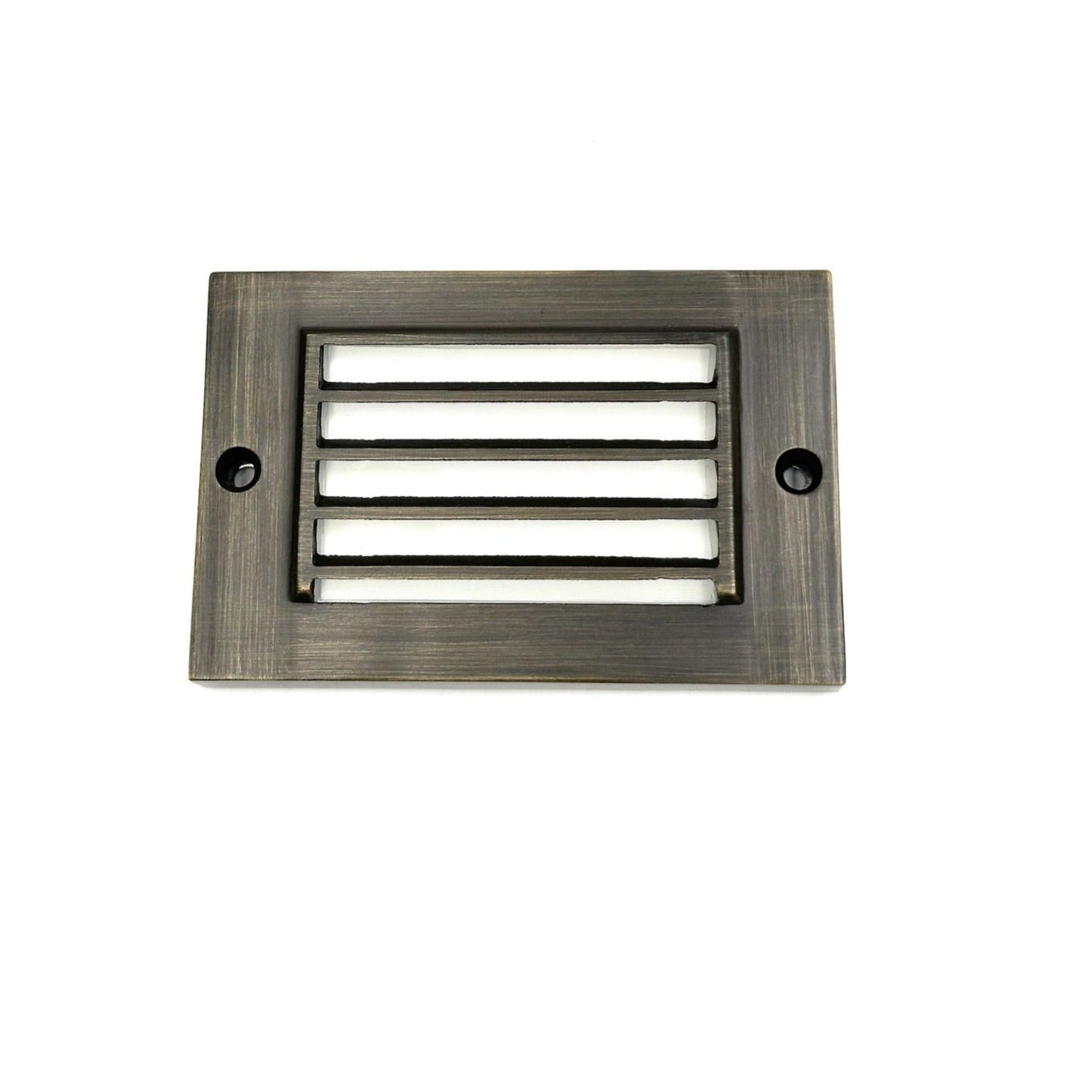 Rein Louv Mini Integrated Brass Deck Light
