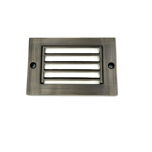 Rein Louv Mini Integrated Brass Deck Light