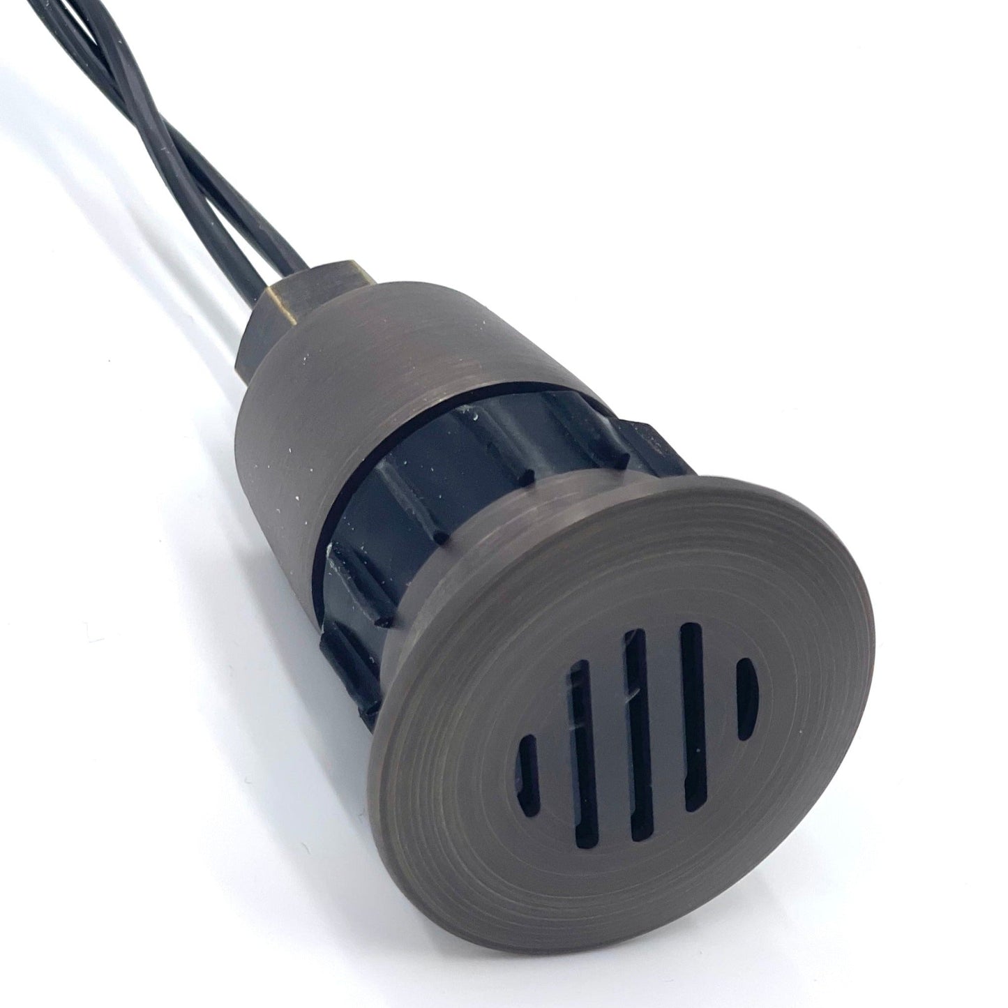 Mini Bronze Louvered In Ground Well Light