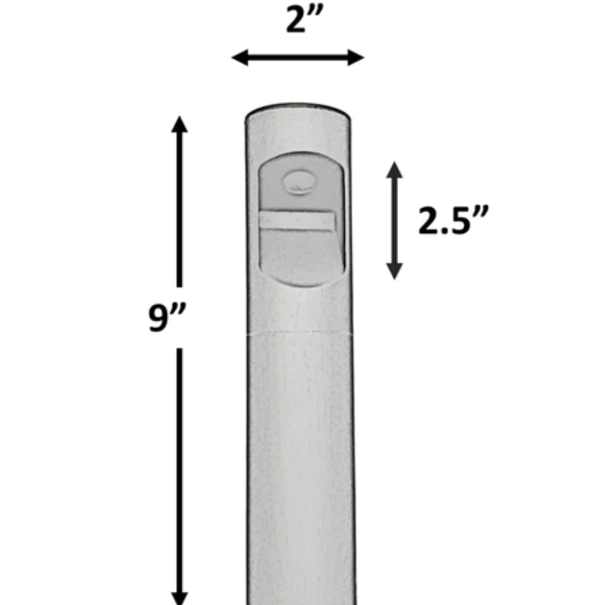 Boyd Black Brass Bollard