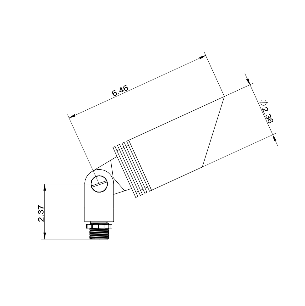 Tulay 2.0 Antique Brass Spotlight