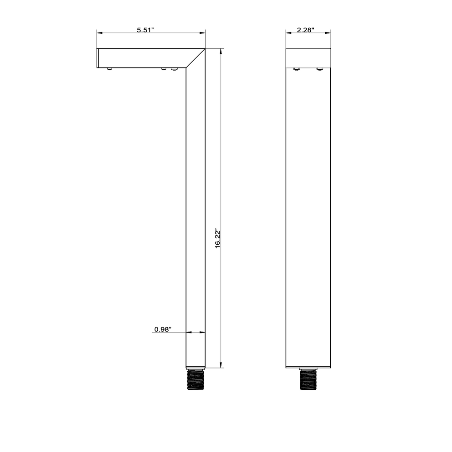 Palomar Black Brass Path Light