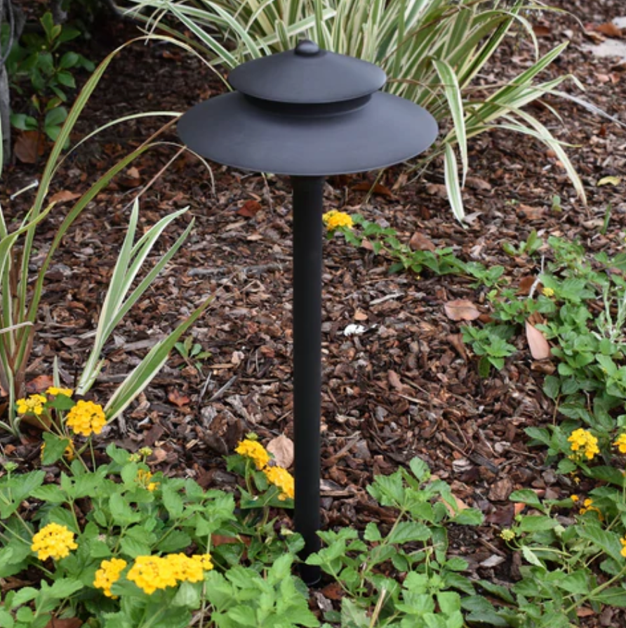Tier 2 Black Brass Path Light