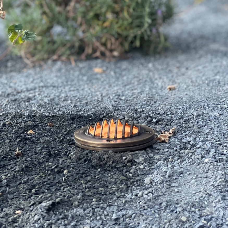 Tulay Antique Brass In-Ground Well Light