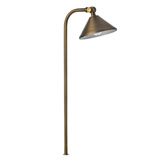 Tulay Bell Antique Brass Path Light