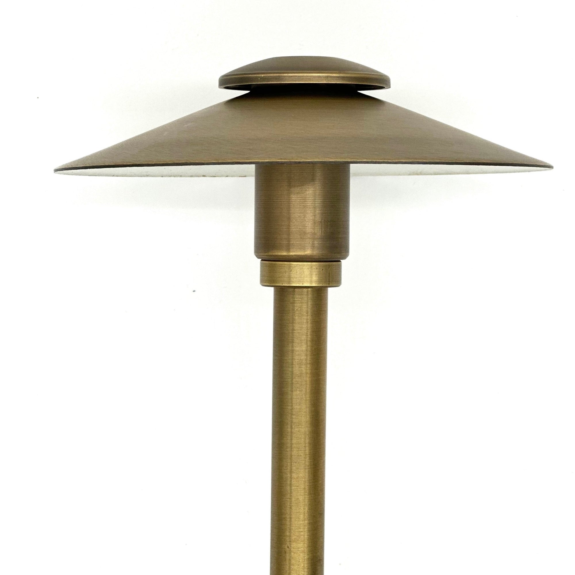 Stelvio Antique Brass Adjustable Pathlight