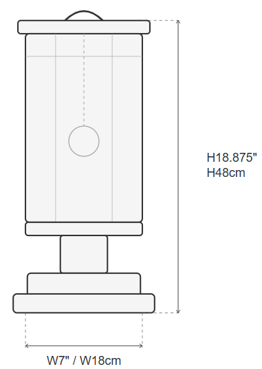 Malibu Pillar Lantern