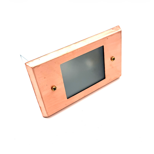 Tulay Brass Small Frosted Step Light