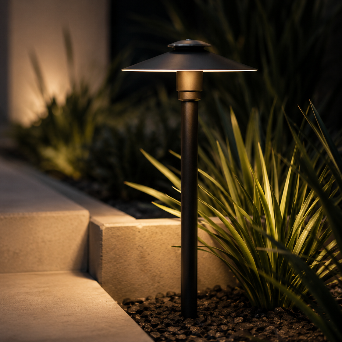 Stelvio Brass BH Adjustable Path Light