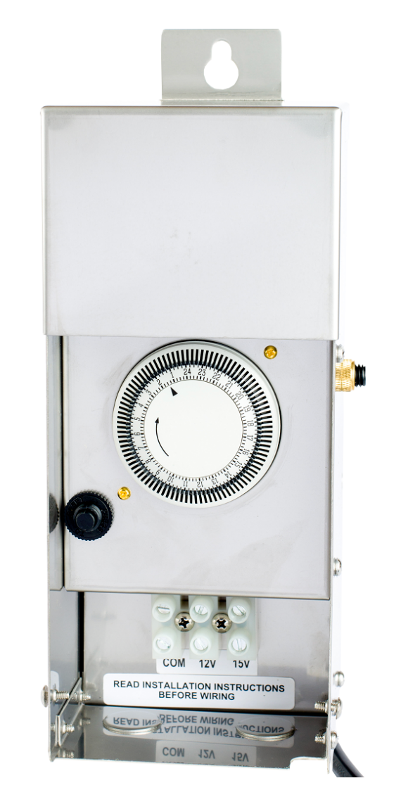40-300W Stainless Magnetic Low Voltage Transformer Built In Timer & Photocell