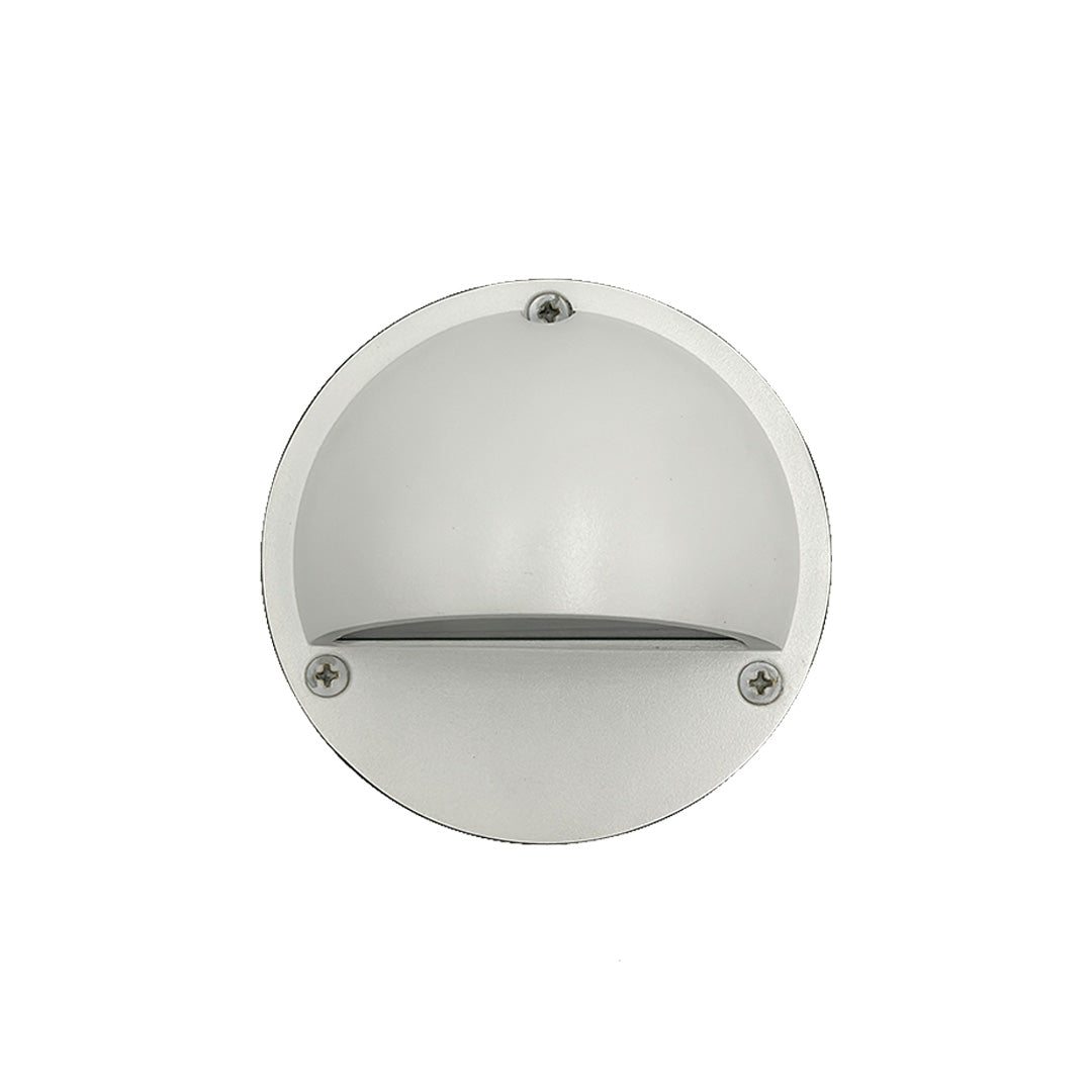 Rein White Brass Deck Light