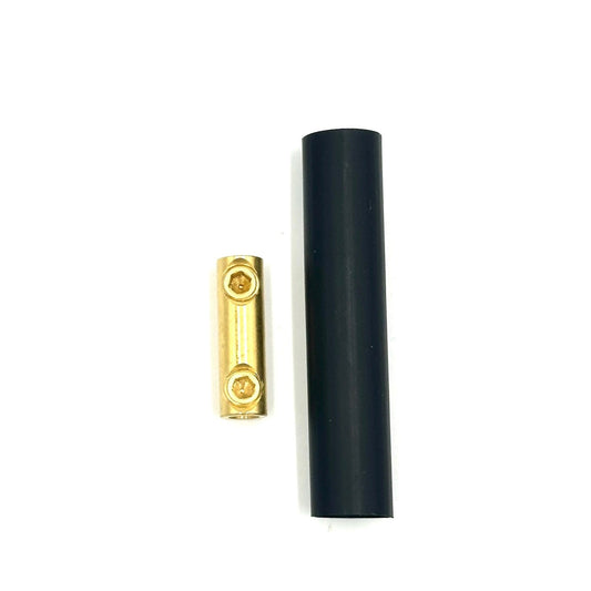 100x Ace Connector Brass Crimp & Heat Shrink Tube