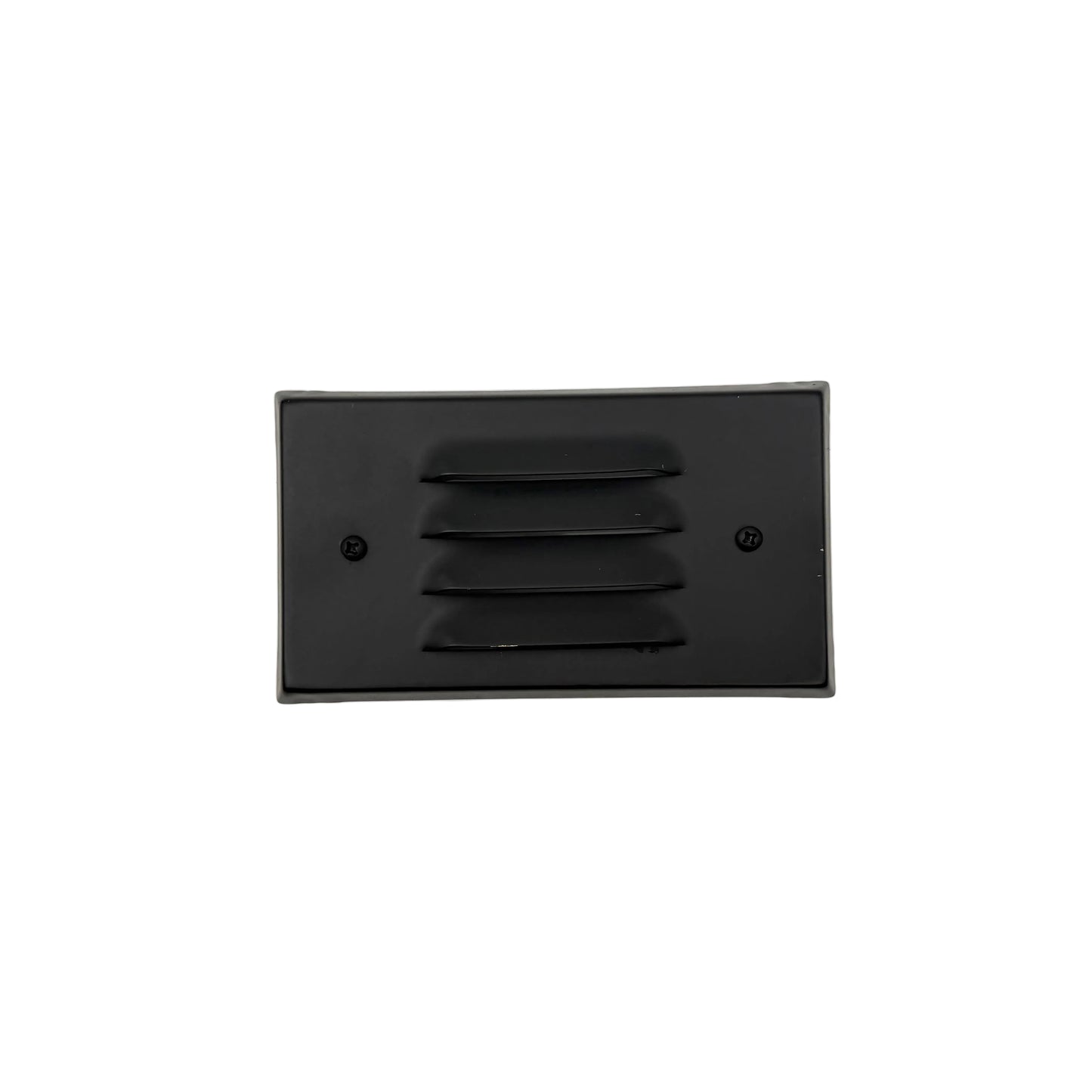 Tulay Antique Brass Small Louvered Step Light