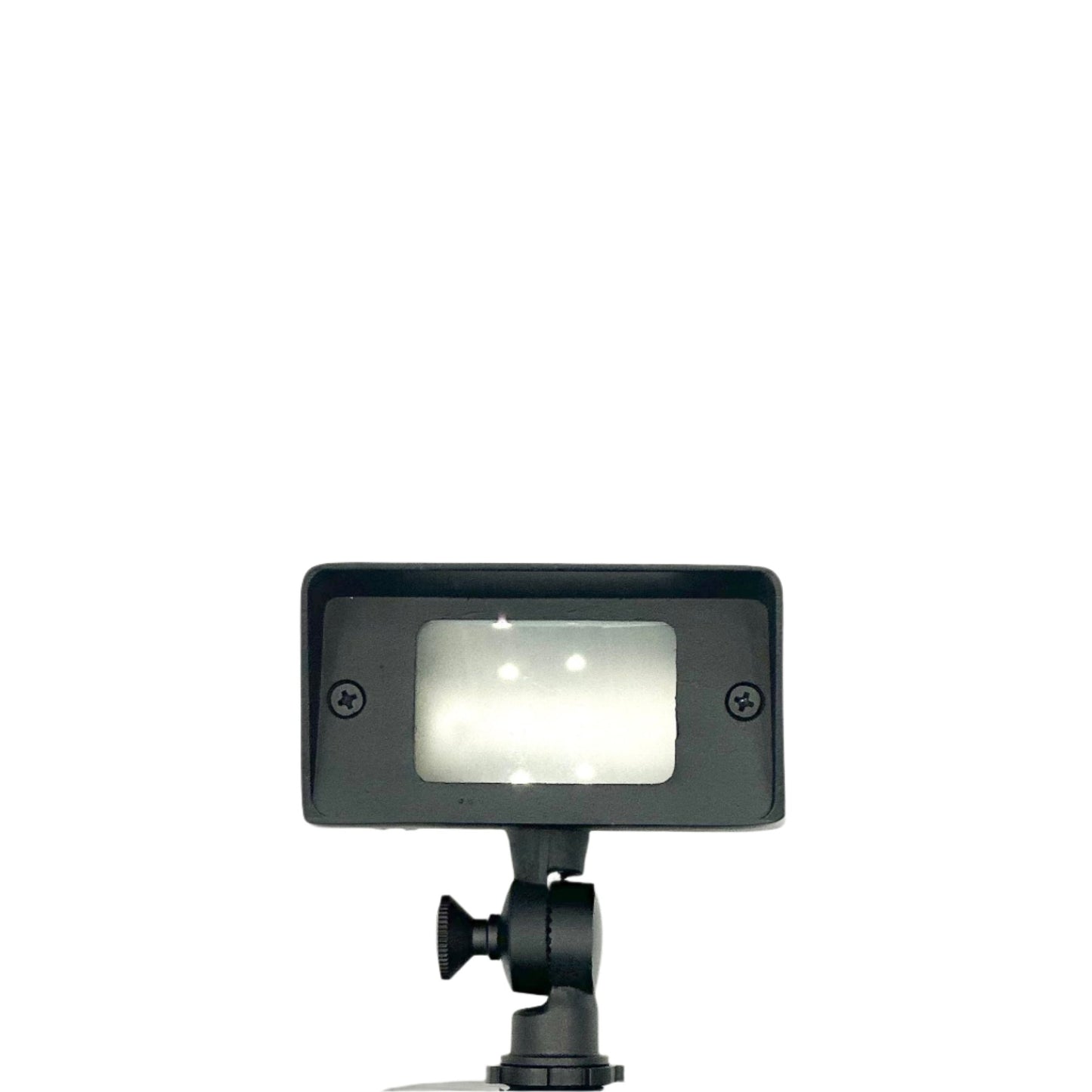 Tulay Black Brass Squared Flood Light