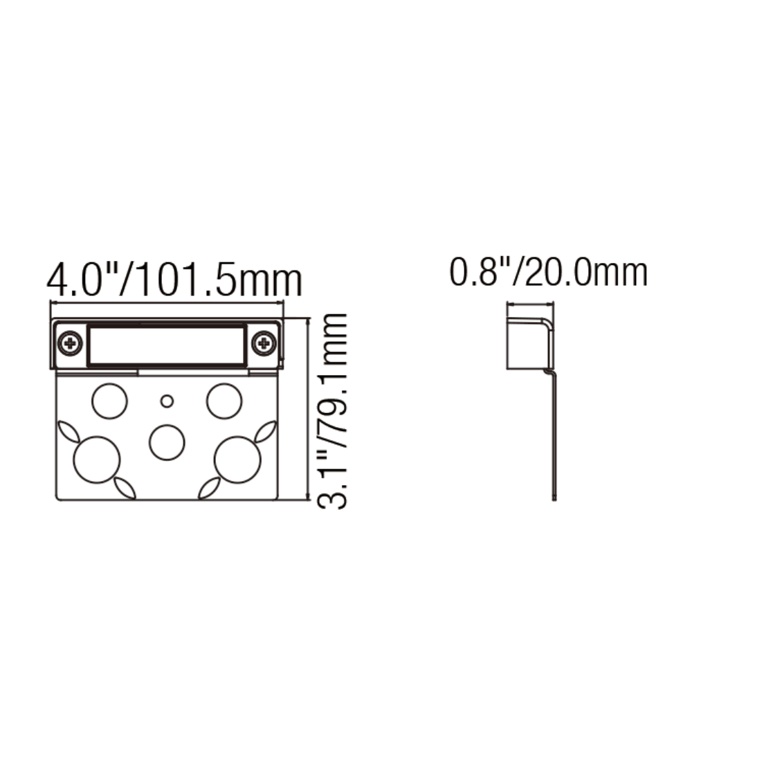 Tulay Black Brass Hardscape Light