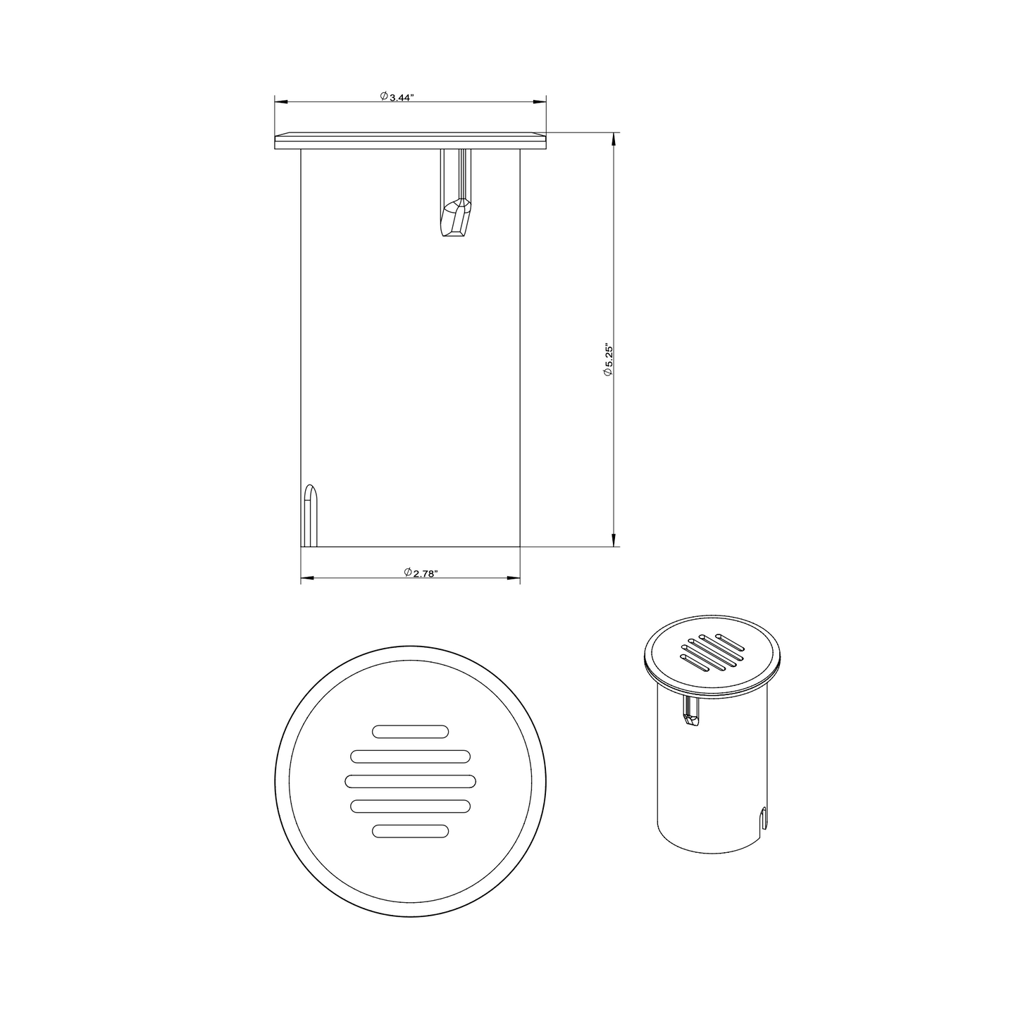 Stelvio Brass Well Light