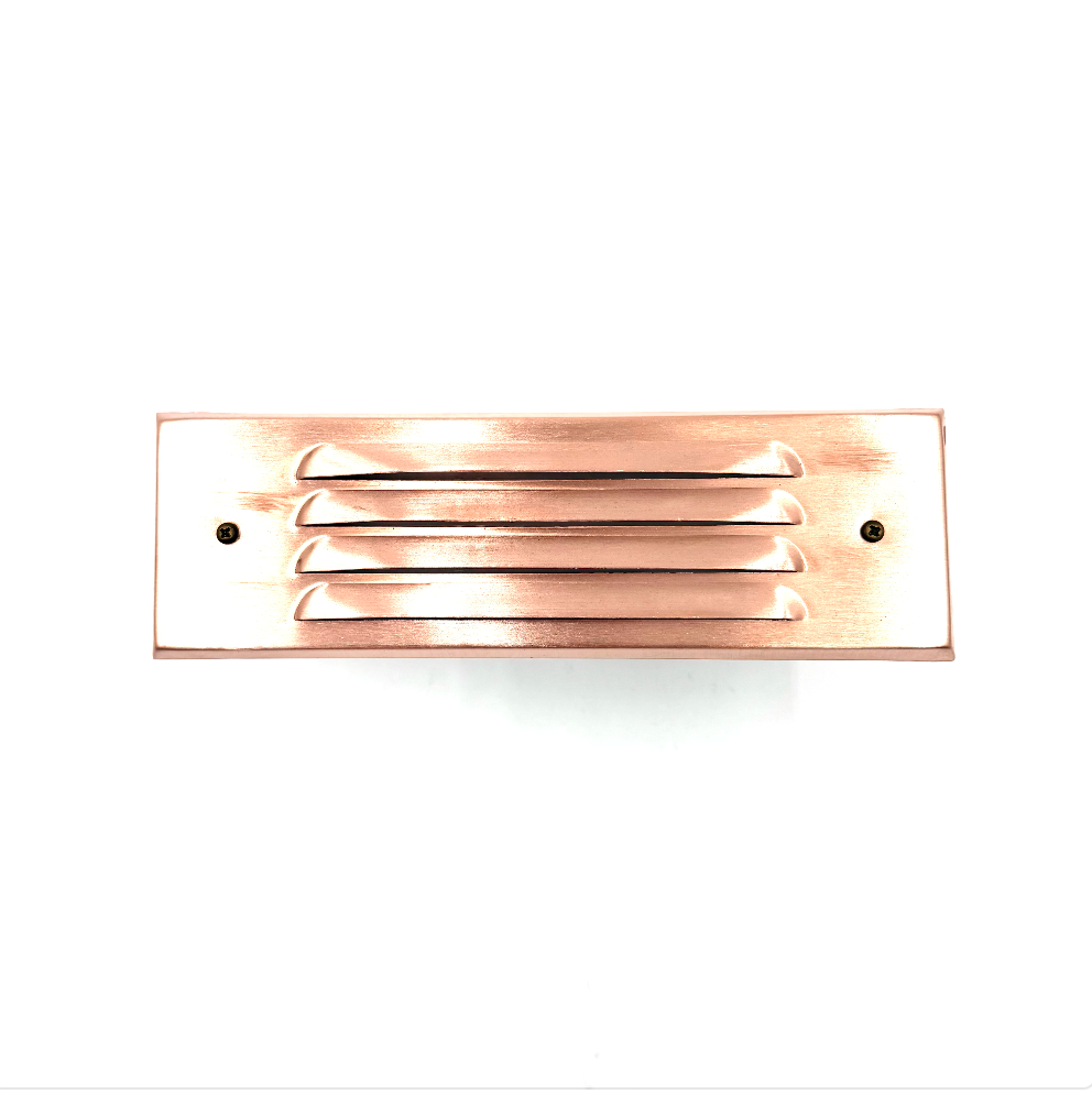 Tulay Brass Louvered Steplight