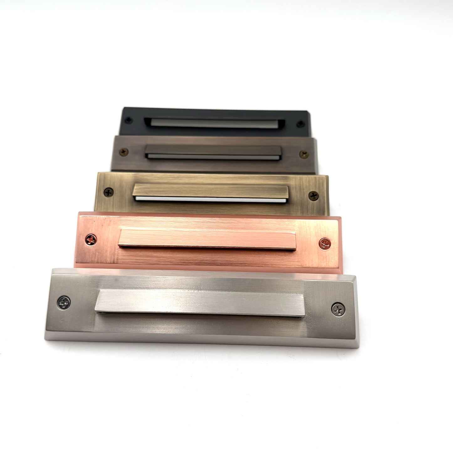 Arrow Simple Louv Brass Deck Light