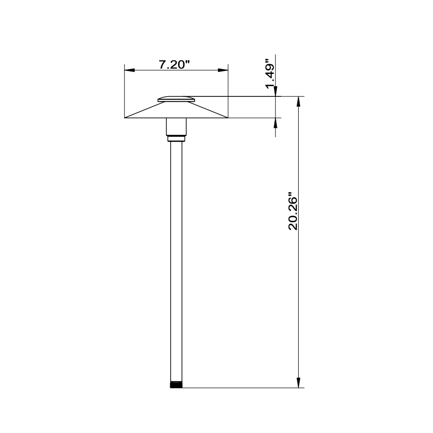 Stelvio BH Brass Path Light