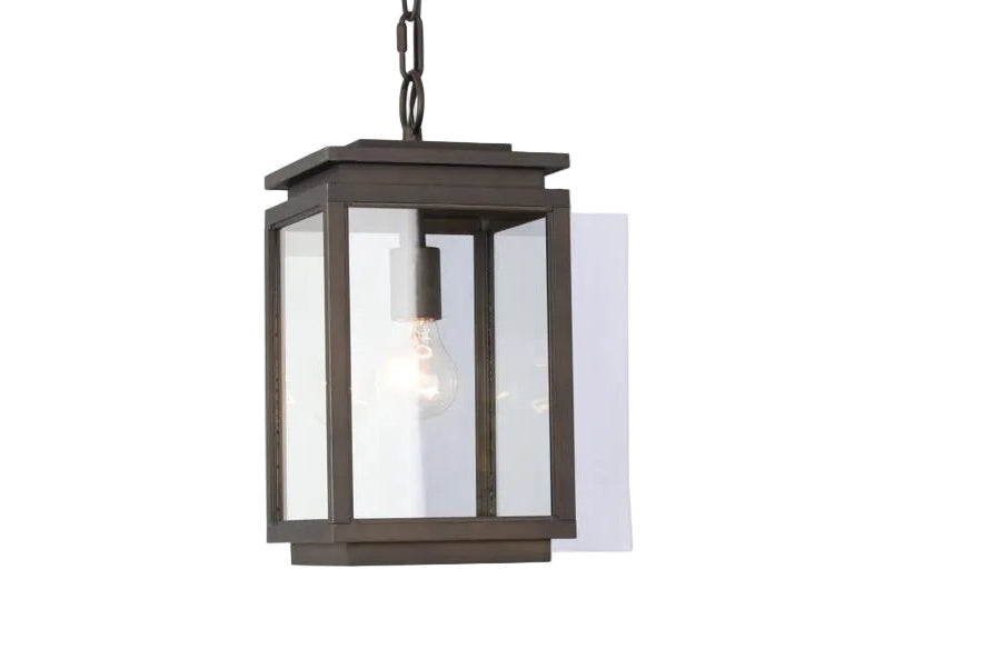 Aldgate Antique Bronze Outdoor Hanging Pendant Lantern